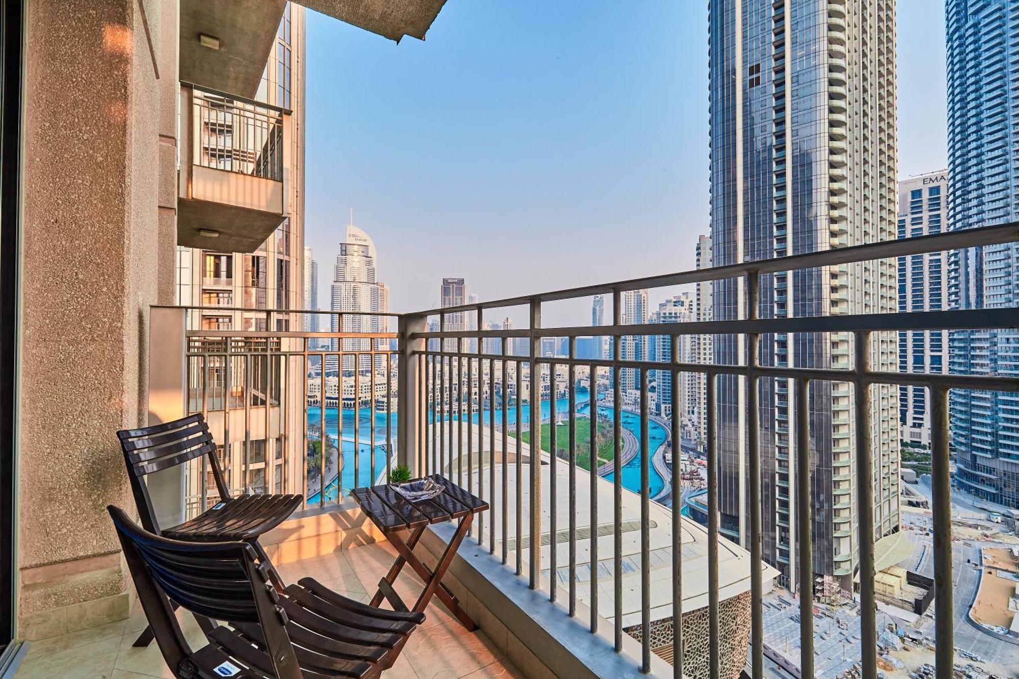 Shukran Homes Lux 1Br With Fountains View Dubai Eksteriør billede